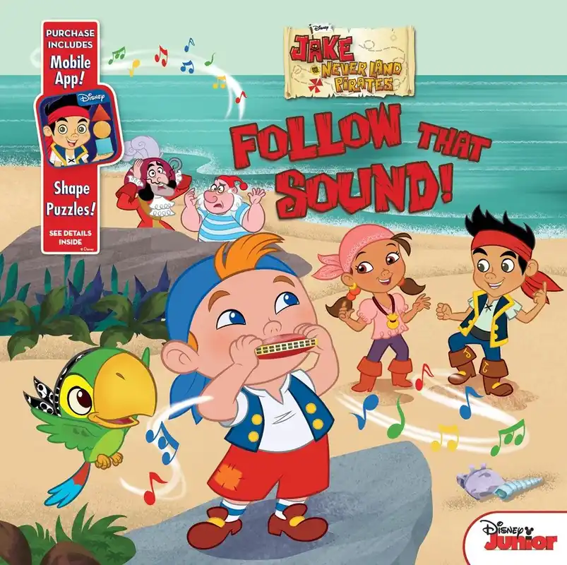 Premium Jake and the Never Land Pirates: Follow That Sound! (Board Book)
