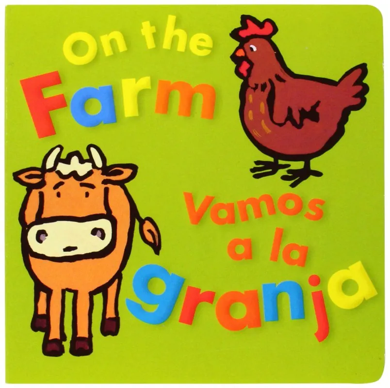 On the Farm / Vamos a la granja (Bilingual, English/Spanish) (Board Book) Handmade