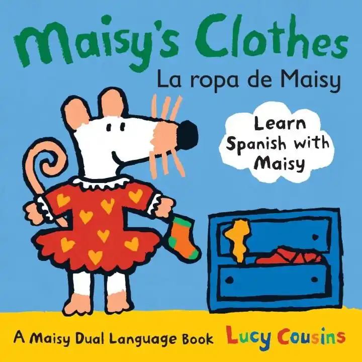 Maisy's Clothes / La ropa de Maisy (Bilingual, English/Spanish) (Carton of 72 Board Books) Warranty Included