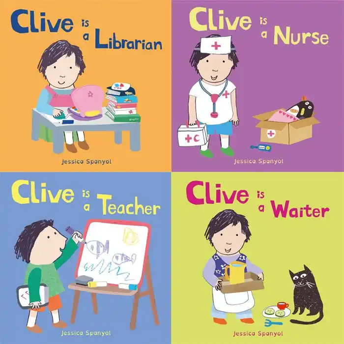 Worldwide Shipping Clive's Jobs (Collection of 40 Board Books)