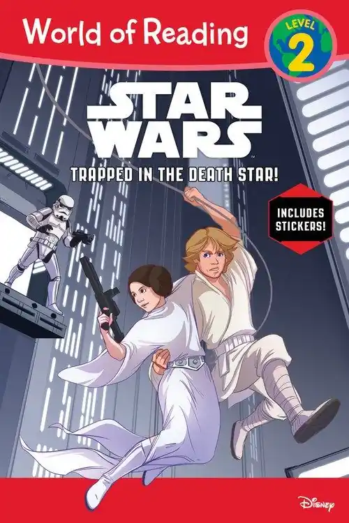 Free Returns Star Wars: Trapped in the Death Star! (World of Reading, Level 2)