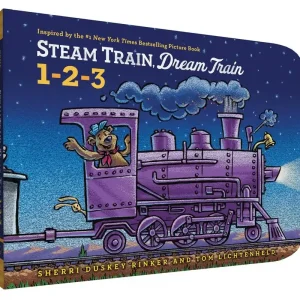 Steam Train, Dream Train 1-2-3 (Board Book) Price Drop