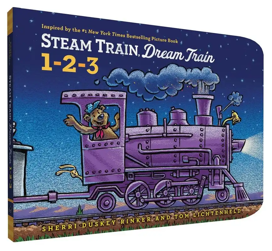 Steam Train, Dream Train 1-2-3 (Board Book) Price Drop
