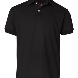 Shirt: Youth XS, Polo, Short-Sleeve, Black Affordable