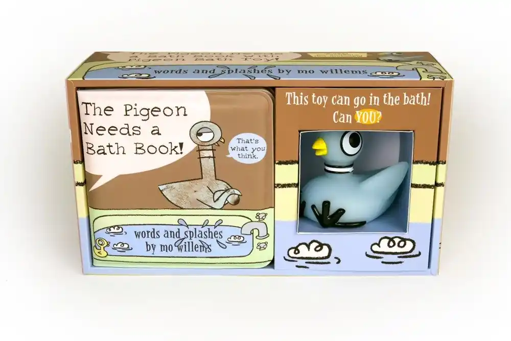 The Pigeon Needs a Bath Book! Gift Set Limited Time