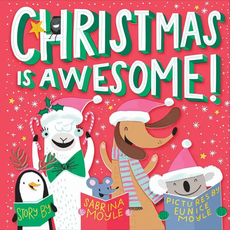 Christmas is Awesome! (Board Book) Brand New