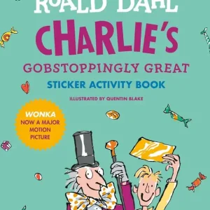 Authentic Charlie's Gobstoppingly Great Sticker Activity Book (Carton of 72 Activity Books)
