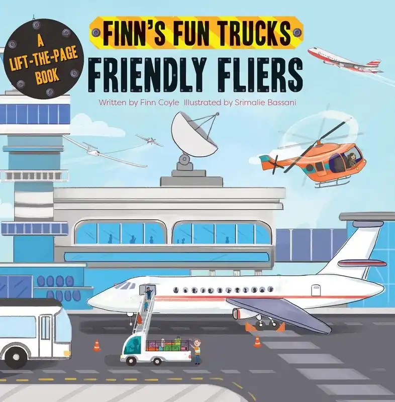 Finn's Fun Trucks: Friendly Fliers (Board Book) No Minimum Order