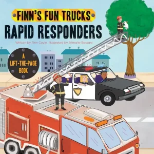 Finn's Fun Trucks: Rapid Responders (Board Book) Brand New