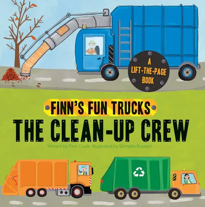 New Release Finn's Fun Trucks: The Clean-Up Crew (Board Book)