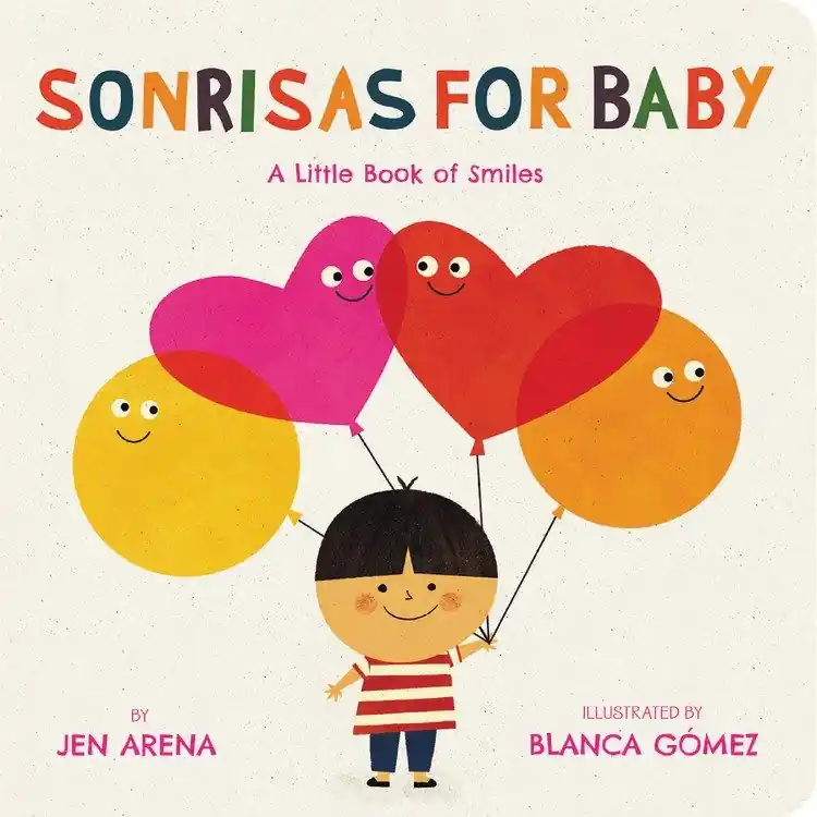 Sonrisas for Baby: A Little Book of Smiles (Bilingual, English/Spanish)(Board Book) Final Sale