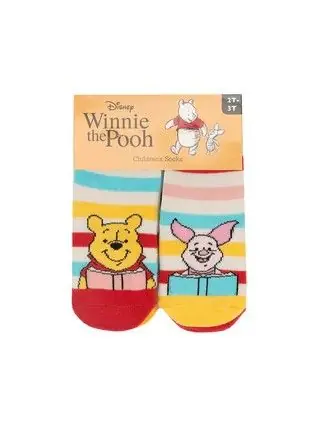 Winnie the Pooh Toddler Socks 4-Pack (2T/3T) (Carton of 30 Packs) Free Delivery