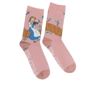 Princess Belle: Bibliophile Socks (Adult Large) (Carton of 30 Pairs of Socks) Fast Shipping