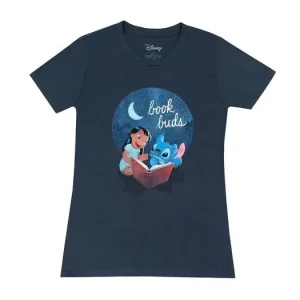 Must Have Lilo & Stitch: Book Buds Crew Neck T-Shirt (Women's XS) (Carton of 30 Shirts)