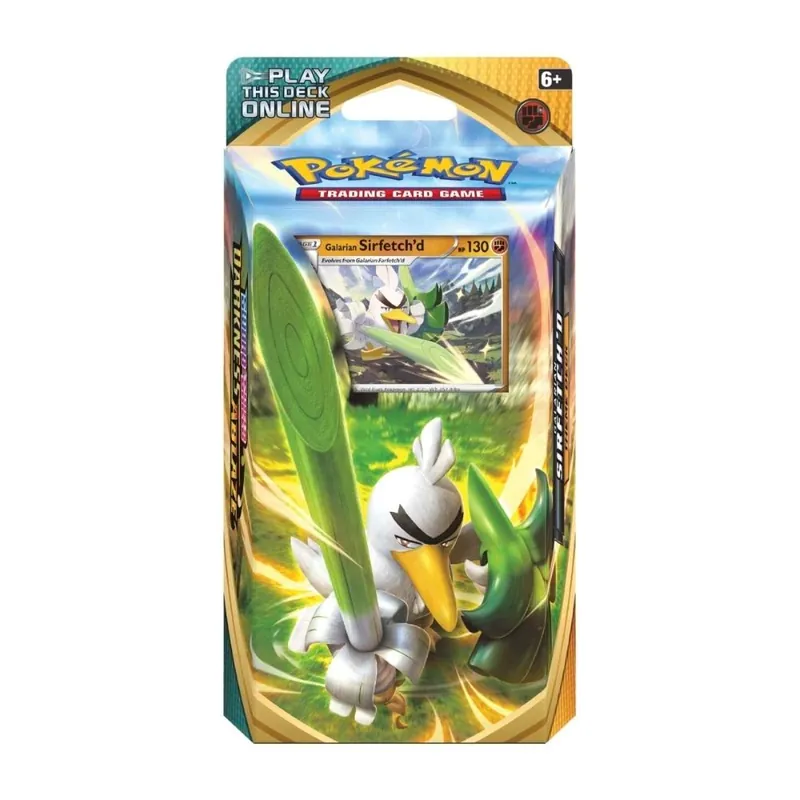 Big Sale Pokémon TCG: Sword & Shield Darkness Ablaze: Galarian Sirfetche'd Theme Deck (Carton of 48 Games)