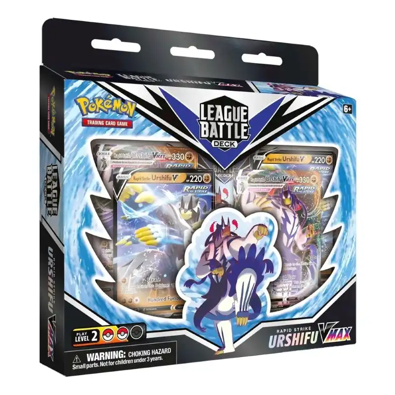 Don’t Miss Out Pokémon TCG: Rapid Strike Urshifu VMAX League Battle Deck (Carton of 6 Games)