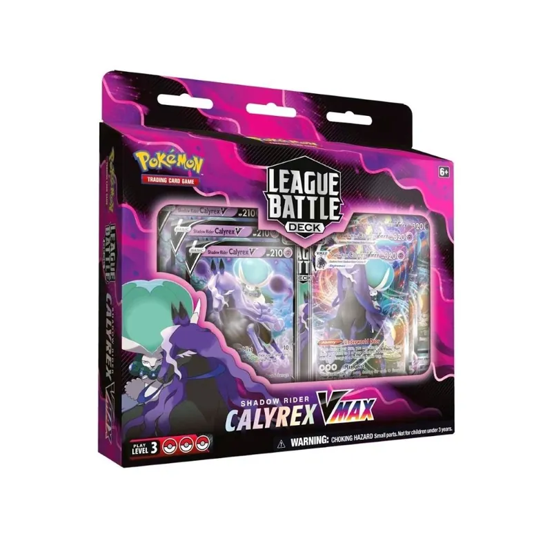 Today Only Pokmon TCG: Shadow Rider Calyrex VMAX League Battle Deck (Carton of 6 Games)