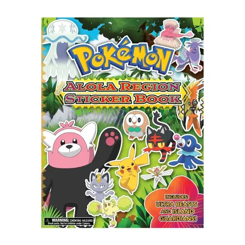 In Demand Pokémon Alola Region Sticker Book (Carton of 20 Activity Books)