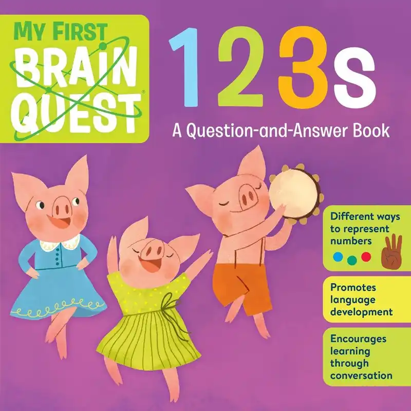 123s: A Question-and-Answer-Book (My First Brain Quest) (Board Book) (Carton of 42 Board Books) Order Now