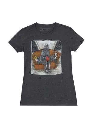 Save Now Star Wars: Goodnight Darth Vader Crew Neck T-Shirt (Women's XL) (Carton of 21 Shirts)