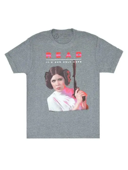 Low Price Star Wars: Princess Leia READ T-Shirt (Adult XL) (Carton of 30 Shirts)