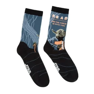 Star Wars: Yoda READ Socks (Adult Small) (Carton of 120 Pairs of Socks) Buy Online