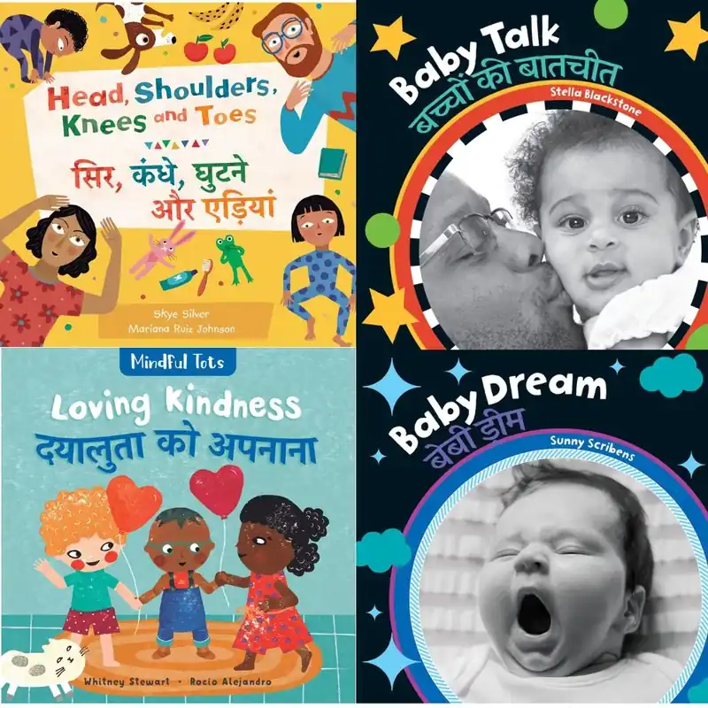 Free Shipping Bilingual Bundle: Hindi (Bilingual, English/Hindi) (Collection of 12 Book)