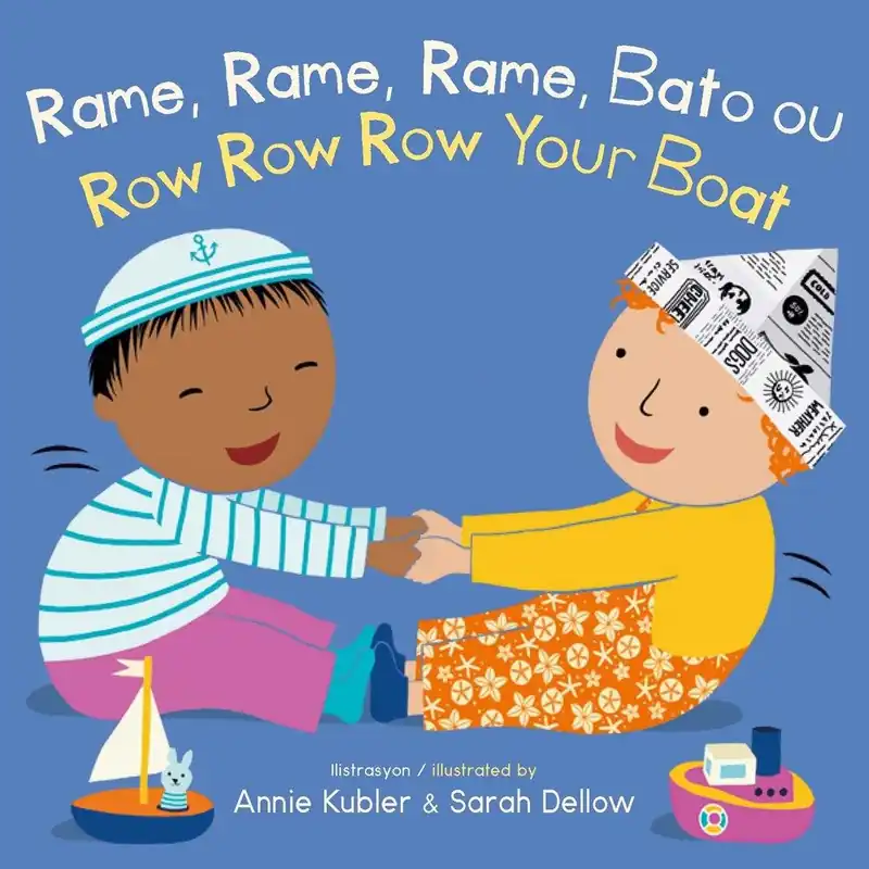 Affordable Rame, Rame, Rame Bato ou / Row Row Row Your Boat (Bilingual, Haitian Creole/English) (Board Book)