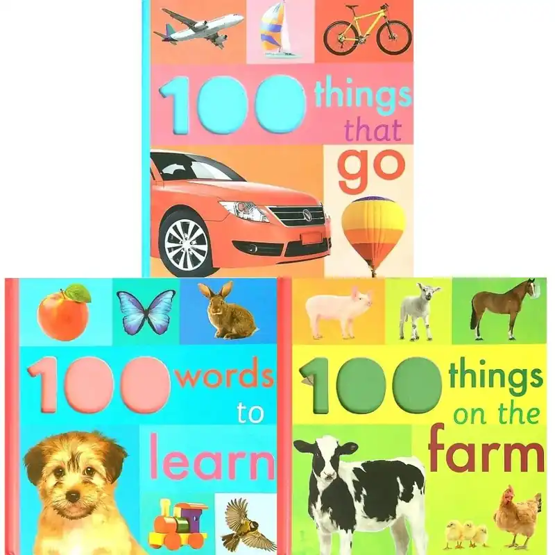 Premium 100 Things Board Book Collection (Collection of 12 Board Books)