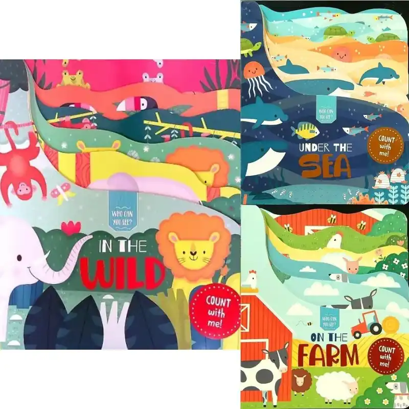 Weekend Sale Who Can You See? Collection (Collection of 18 Board Books)