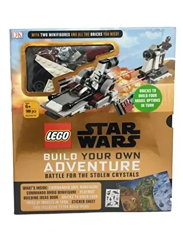LEGO Star Wars Build Your Own Adventure: Battle for the Stolen Crystals (Carton of 10 Activity Books) New Release