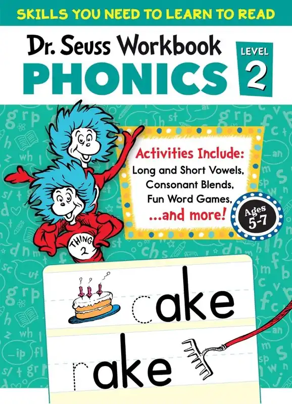 Dr. Seuss Phonics Level 2 Workbook (Carton of 36 Activity Books) Markdown