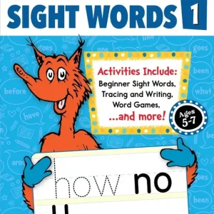 Dr. Seuss Sight Words Level 1 Workbook (Carton of 36 Activity Books) Direct From Factory