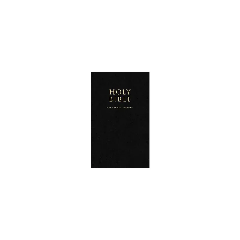 Price Drop HOLY BIBLE: King James Version (KJV) Popular Gift & Award Black Leatherette Edition Paperback
