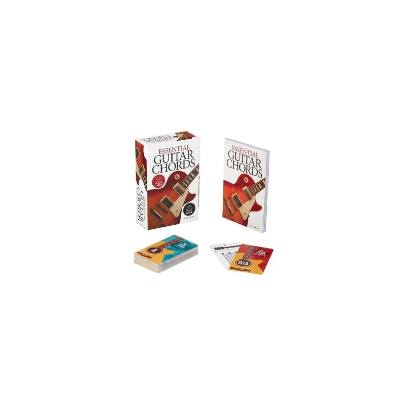 Limited Edition Essential Guitar Chords Book & Card Deck Box