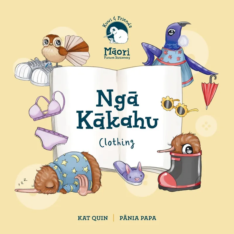 Premium Kuwi & Friends Nga Kakahu Board Book
