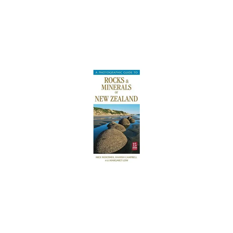 A Photographic Guide to Rocks & Minerals of New Zealand Paperback Genuine