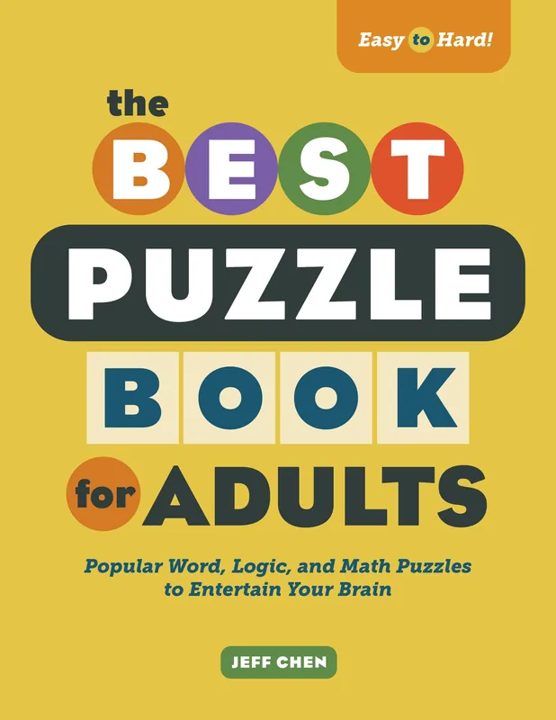 The Best Puzzle Book for Adults Free Delivery