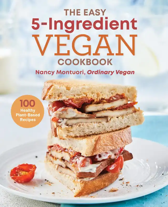The Easy 5-Ingredient Vegan Cookbook Free Shipping